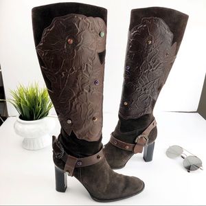 Valentino Garavani Brown Heeled Boots